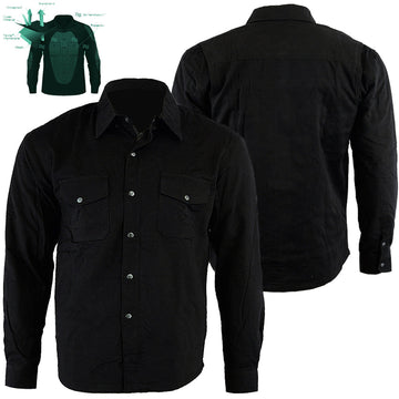 Motorcycle Jack Denim Jacket Lined with Kevlar Black