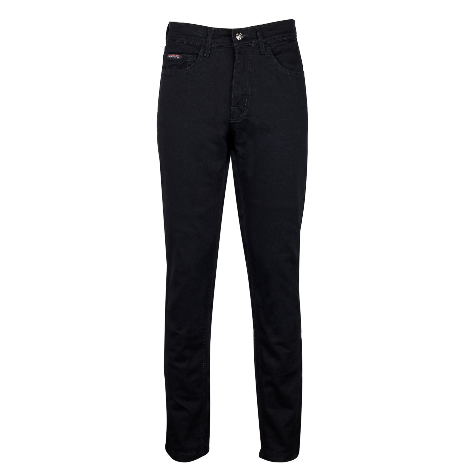 Cougar Mens Denim Motorcycle Lined with Kevlar Jeans Black