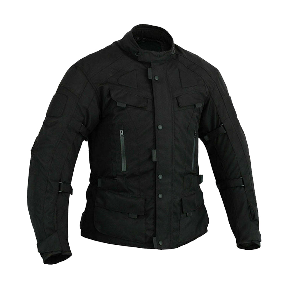 Motorcycle Infinity Adventure Waterproof Textile 2pc Suit Black