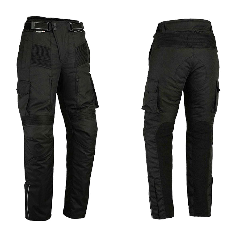 Motorcycle Infinity Adventure Waterproof Textile 2pc Suit Black