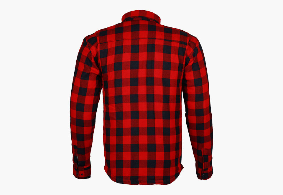 Mens Motorcycle Exo Protective Kevlar Flannel Shirts