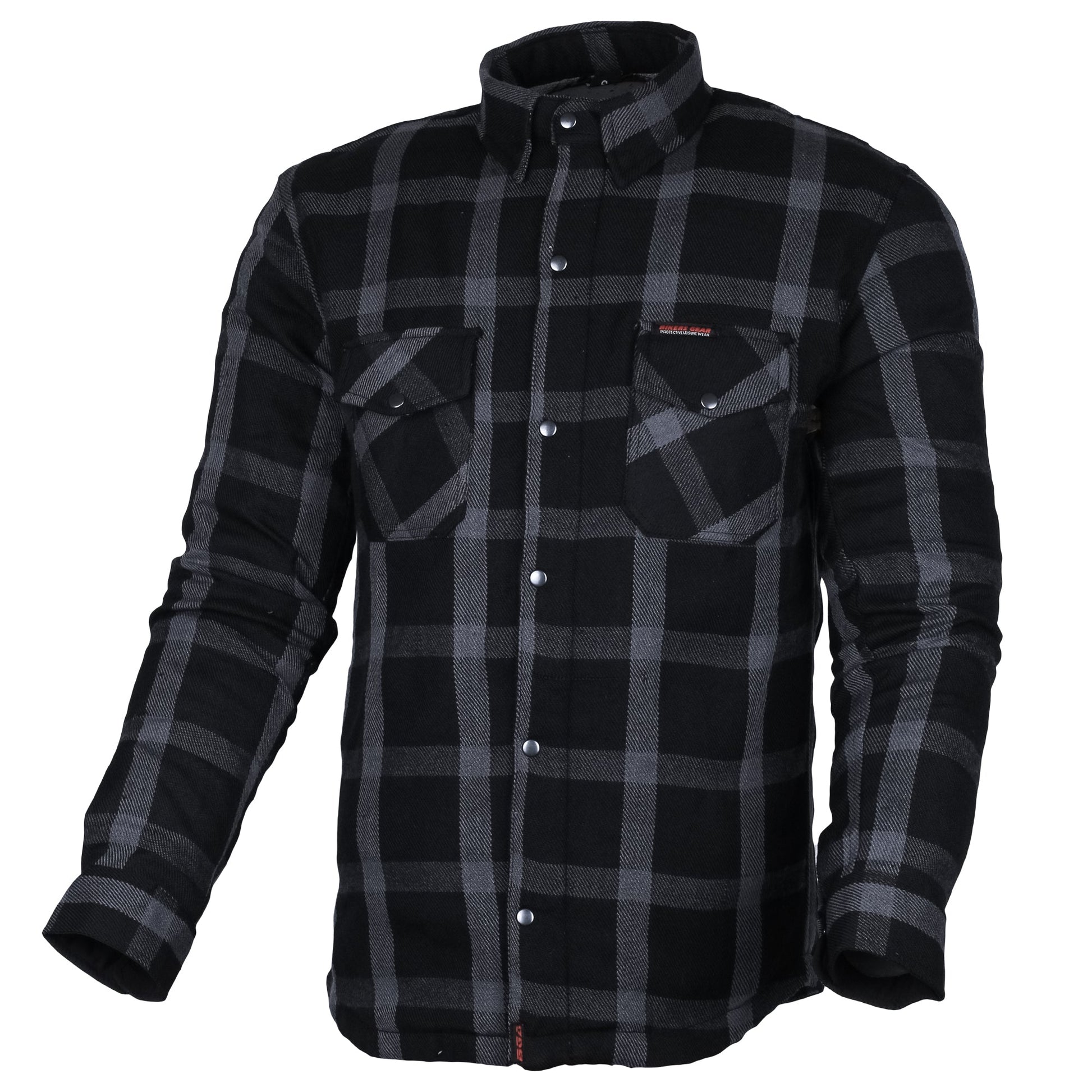 Motorcycle Mens Timber HD Lined with Kevlar Shirt Removable CE Armour