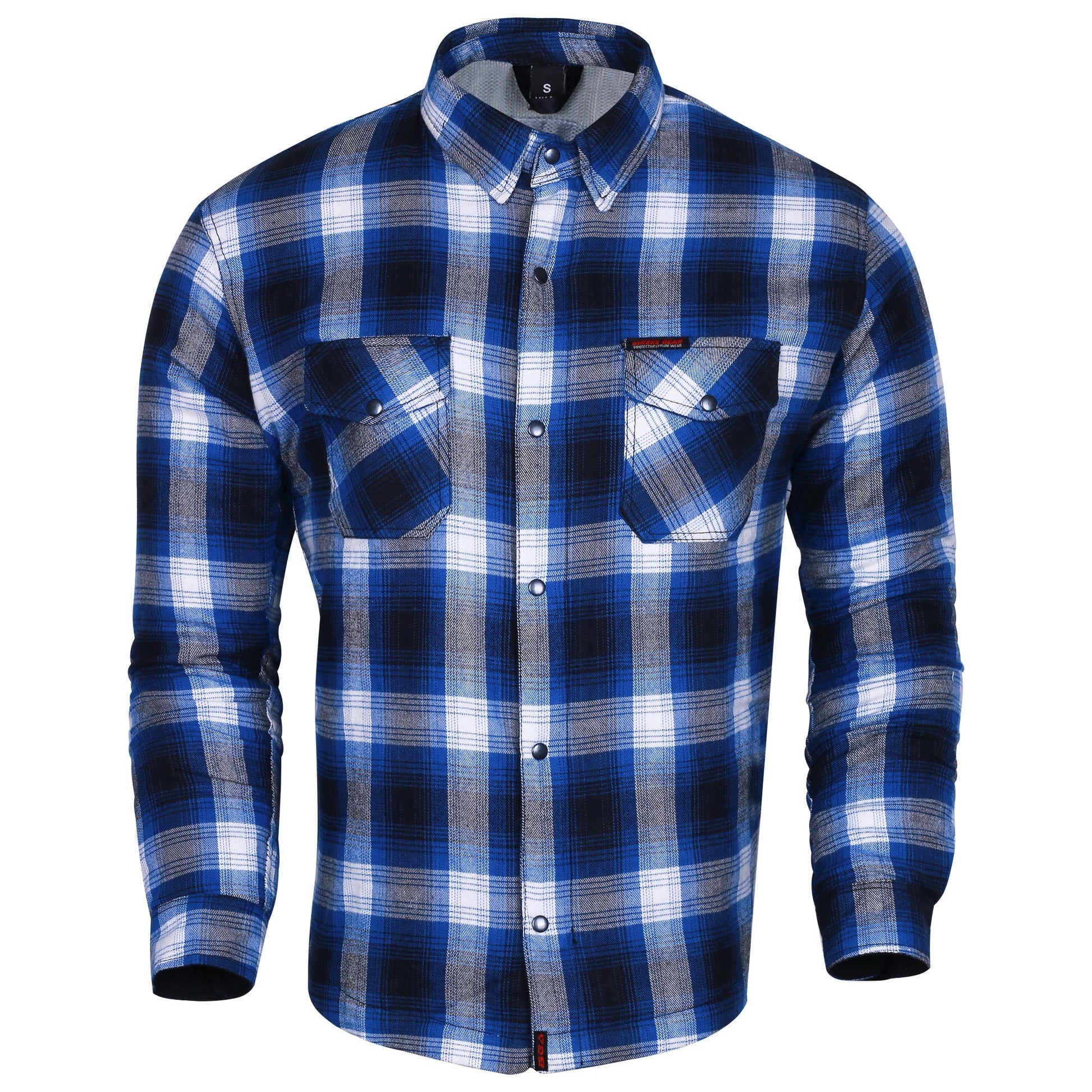 Motorcycle Mens Timber HD Lined with Kevlar Shirt Removable CE Armour