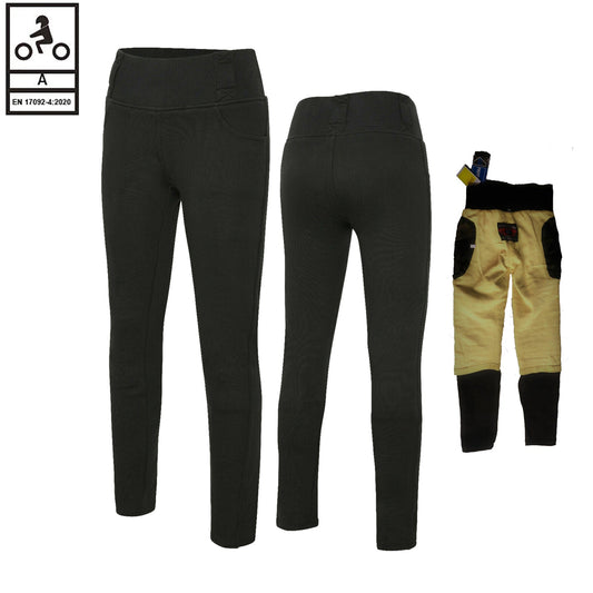 Leggings da motocicletta Climate Ladies foderati in Kevlar