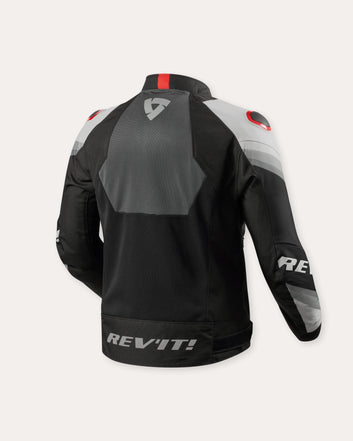 Motorcycle Quantum 3 Air Cordura Jacket Grey Red