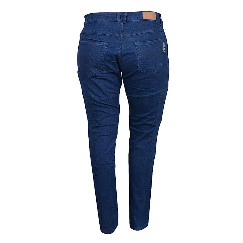 New Ladies Stretch Kevlar Lined Protective Motorcycle Jeans with Removable CE 1621-1 Armour