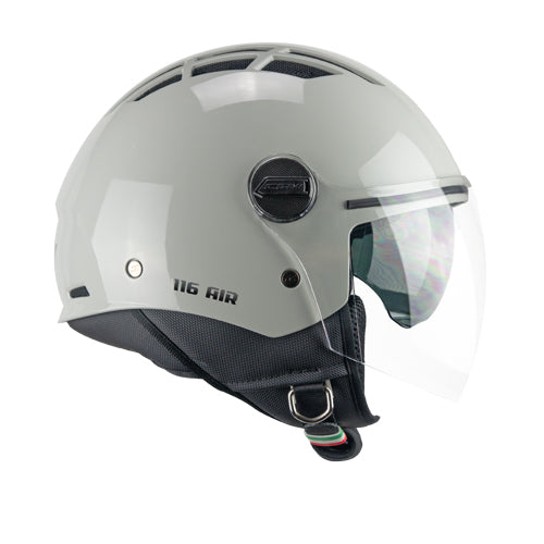 Casco da moto jet CGM 116A Air Mono grigio