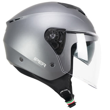 Casco da moto jet CGM 126A Iper Mono Satin Antracite