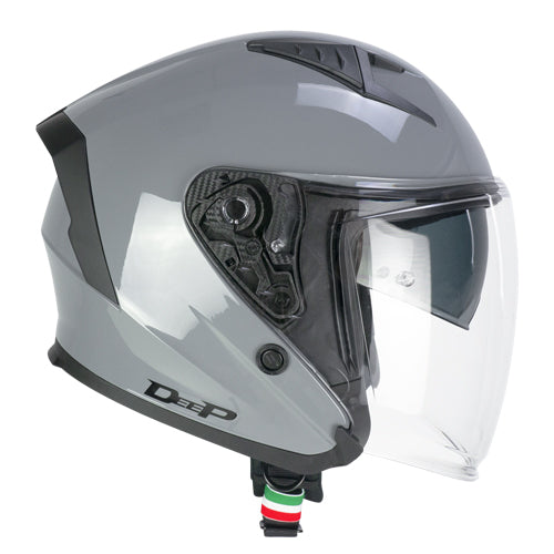 Casco da moto jet CGM 127A Deep Mono Grigio