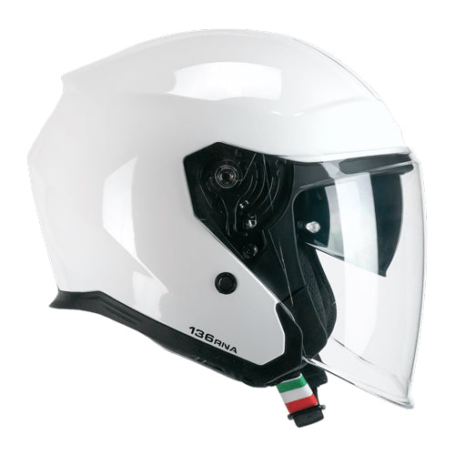 Casco da moto jet CGM 136A Rna Mono Bianco