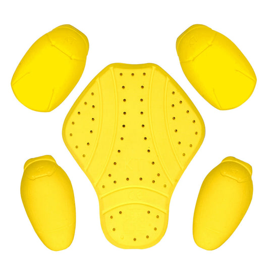 Protezioni flessibili per spalle/gomiti/schiena per moto, omologate CE livello 2 
