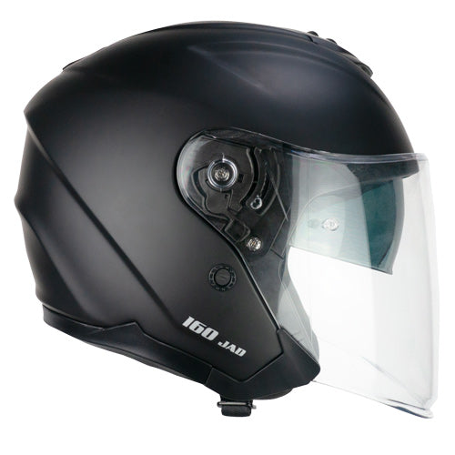 Casco da moto jet CGM 160A Jad Mono Nero Opaco