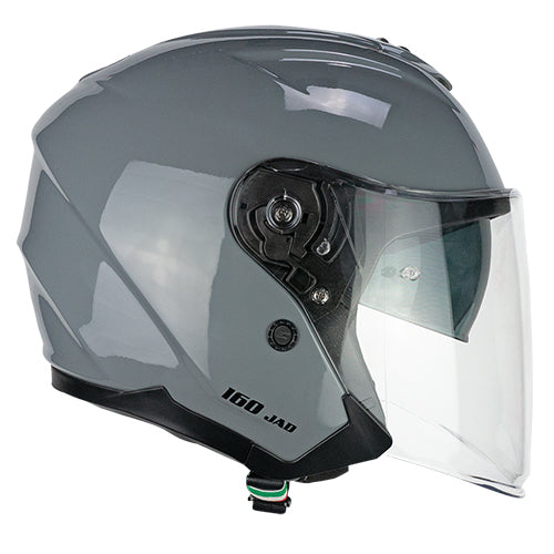 Casco da moto jet CGM 160A Jad Mono Grigio
