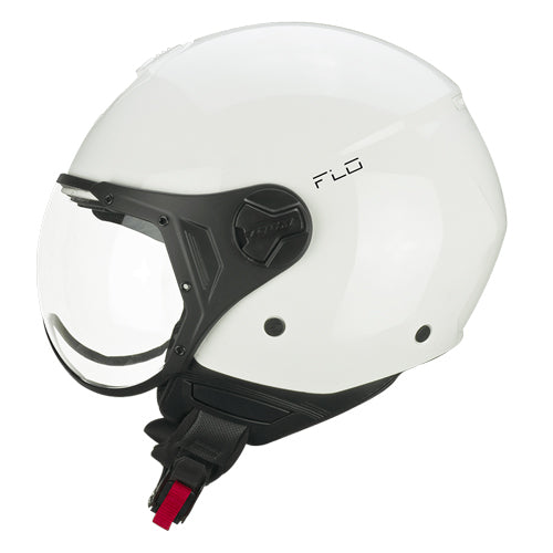Casco da moto CGM 167A Flo Mono Open Face sagomato bianco