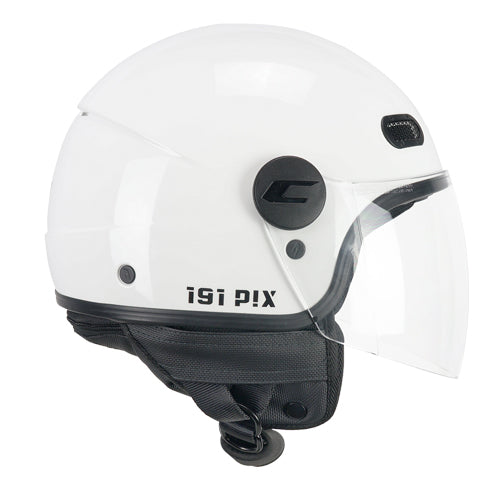 Casco da moto CGM 191A Pix Mono Open Face, lungo, bianco