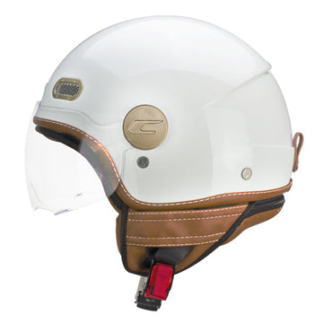 Casco da moto CGM 191I Pix It Open Face Verde / Bianco / Rosso