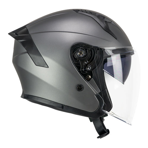 Casco da moto jet CGM 1MHA Jedi Mono Satin Antracite