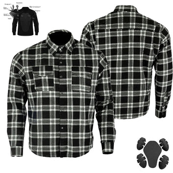 Giacca da motociclista Timber HD da uomo con fodera in Kevlar e protezioni CE rimovibili