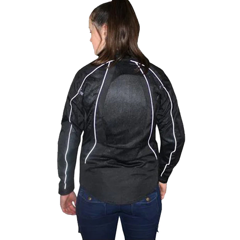 Ladies Motorcycle Blaze Waterproof Cordura Summer Textile Jacket