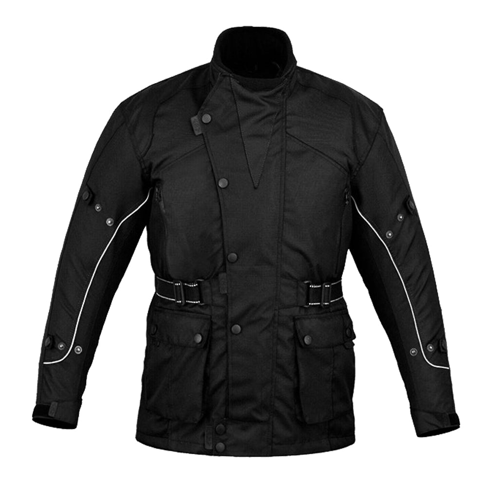 Motorcycle Avalanche Textile Jacket Riding Gear Waterproof Black