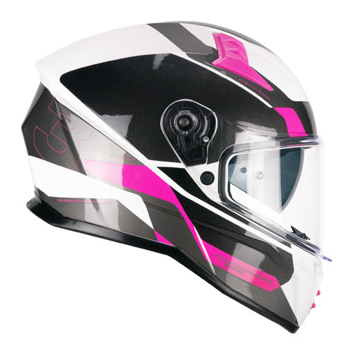 Casco integrale da moto CGM 333G Onyx Sport Grigio / Fluo / Rosa
