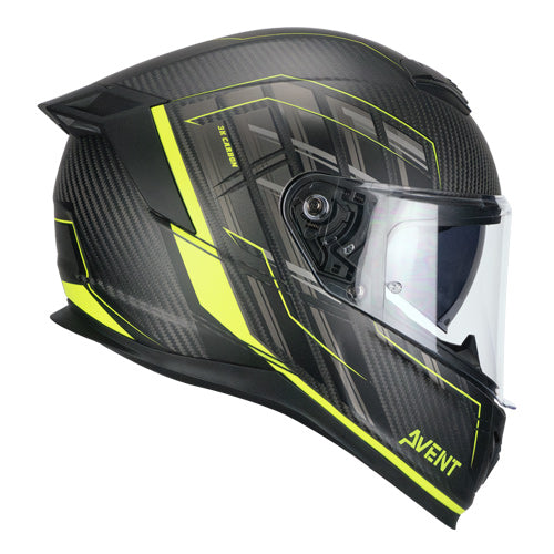 Casco integrale da moto CGM 361G Avent Pro Sport Carbon Yellow / Fluorescente Opaco