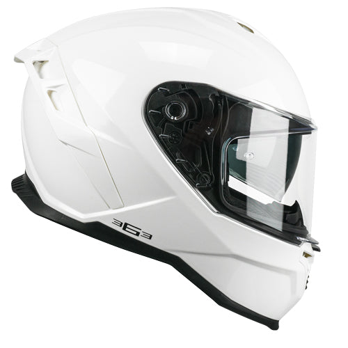 Casco integrale da moto CGM 363A Shot Mono Bianco