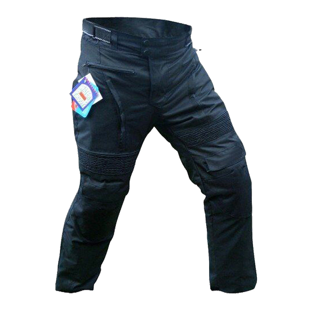 Motorcycle Ultra Waterproof Cordura Motorbike Trousers Black