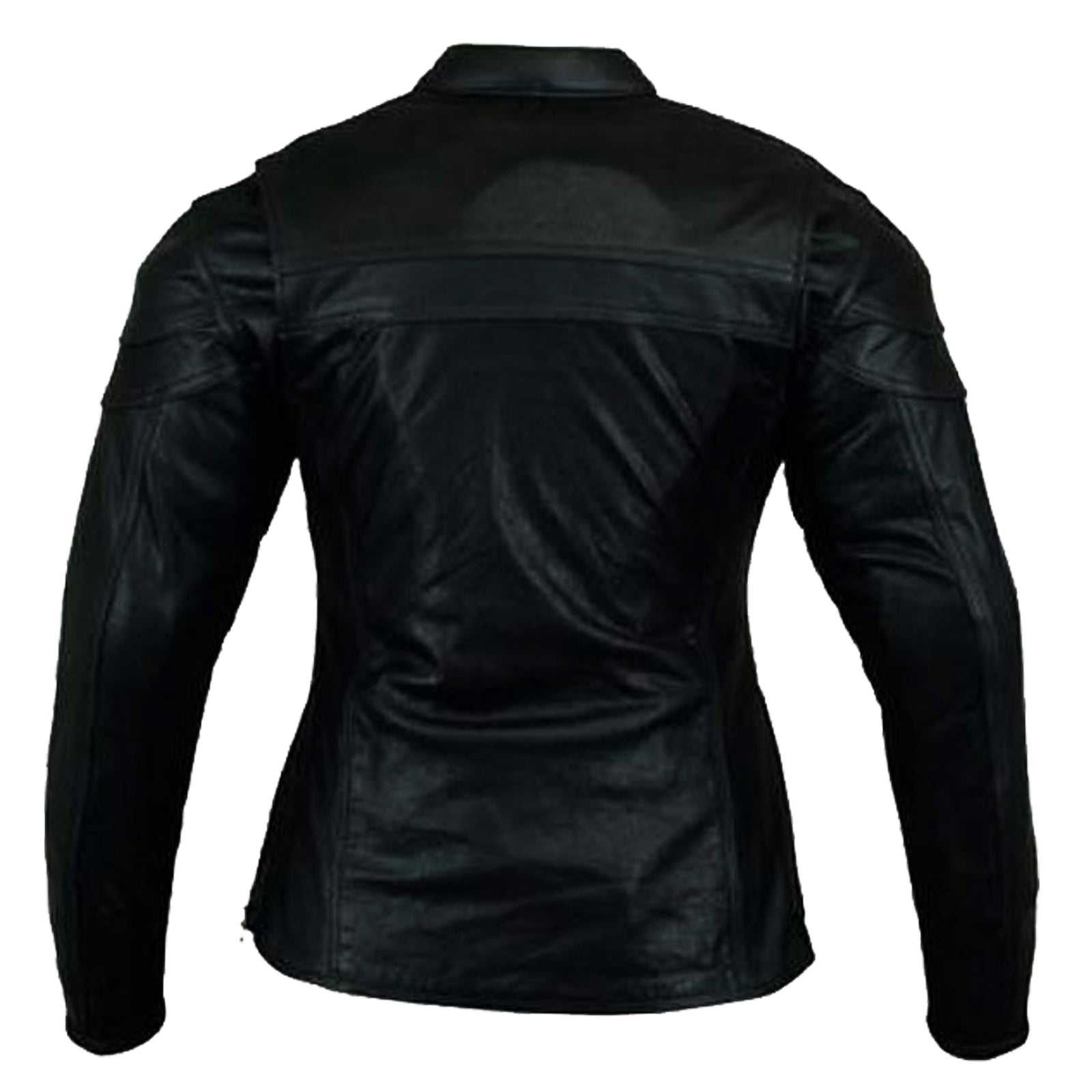 Sturgis Womens Motorbike Leather Motorcycle Jacket Black