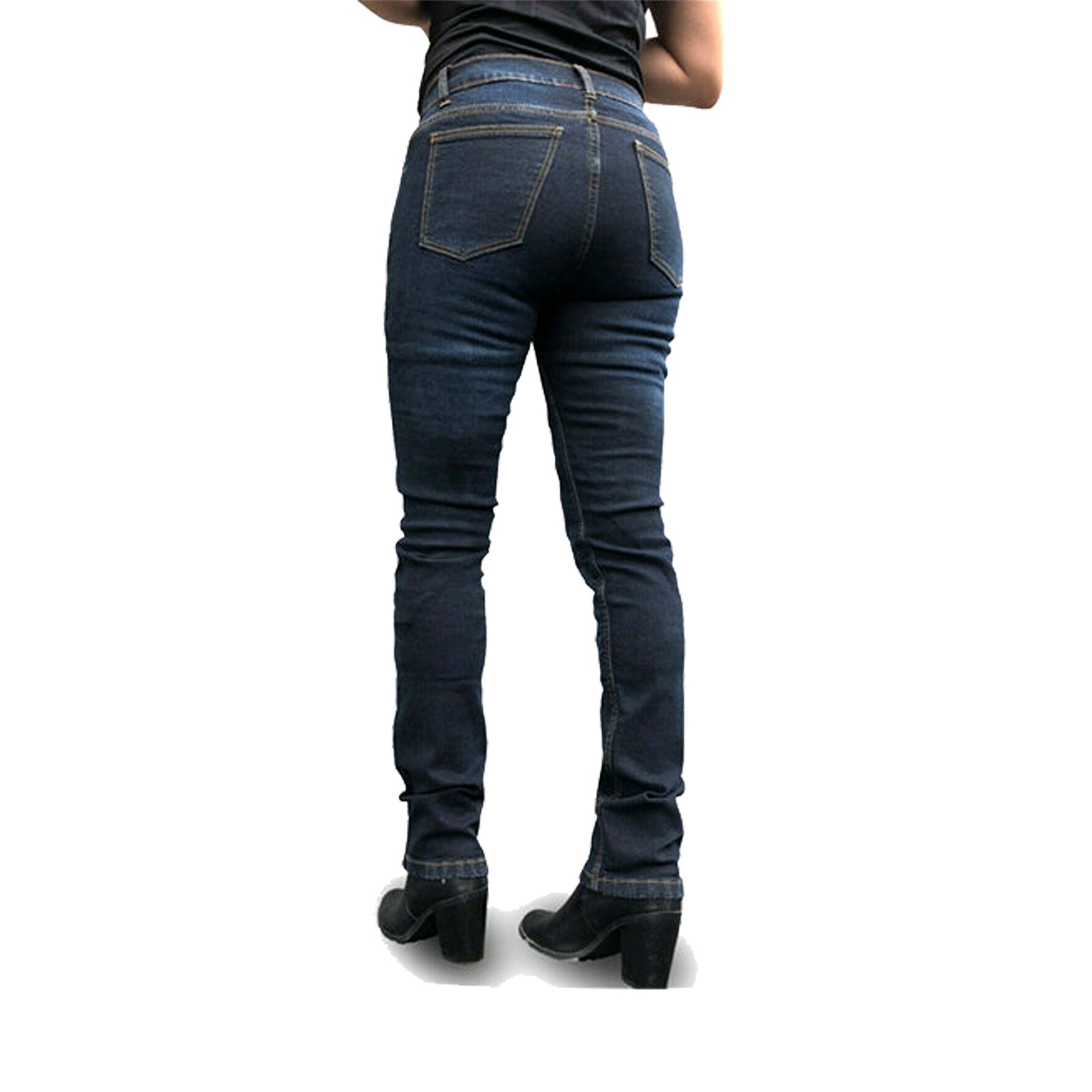 Storm Womens Motorcycle Lined with Kevlar Jeans Blue