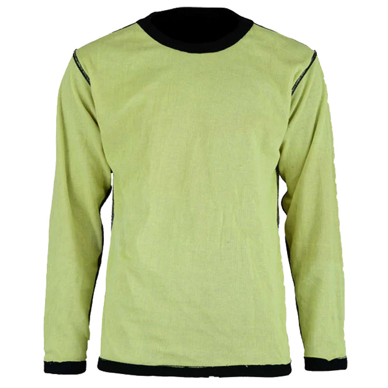 Mens Motorcycle Apex Long Sleeve Lined with Kevlar T-Shirt Black