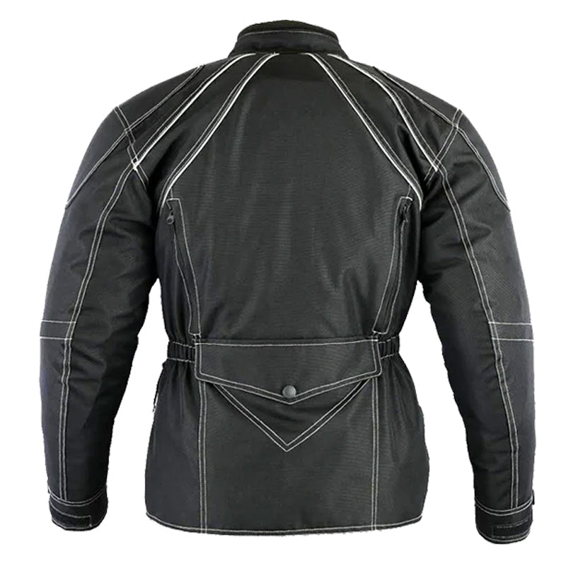Ladies Motorcycle Delta Cordura Waterproof Jacket Black
