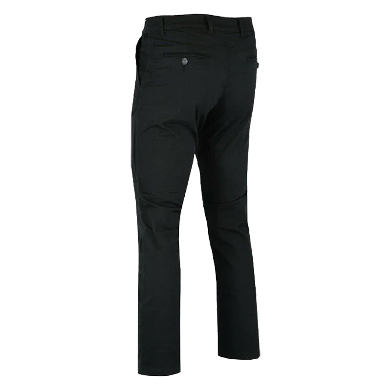 Stork Mens Motorcycle Lined with Kevlar Chino Pants Black