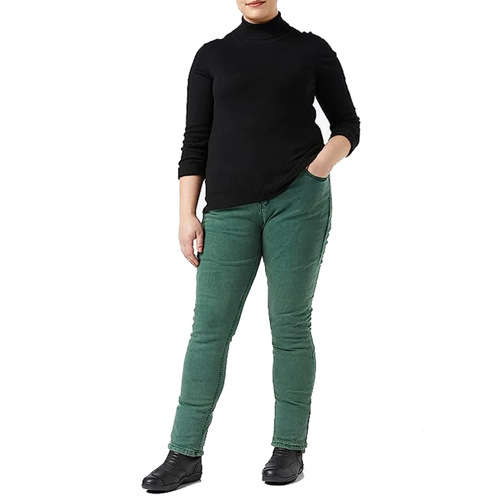 New Ladies Stretch Kevlar Lined Protective Motorcycle Jeans with Removable CE 1621-1 Armour