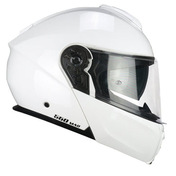 CGM 560A Mad Mono Modular Motorcycle Helmet White