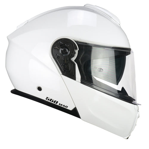 Casco da moto modulare CGM 560A Mad Mono Bianco