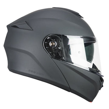 Casco da moto modulare CGM 568A Ber Mono Grafite opaco