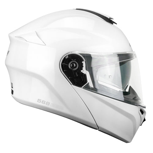 Casco da moto modulare CGM 568A Ber Mono Bianco