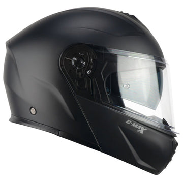 CGM 569A C-Max Mono Modular Motorcycle Helmet Matt Black