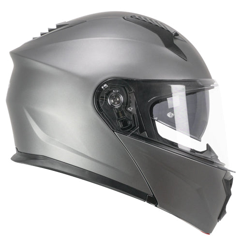 Casco da moto modulare CGM 5THA Falcon Mono Satin Antracite