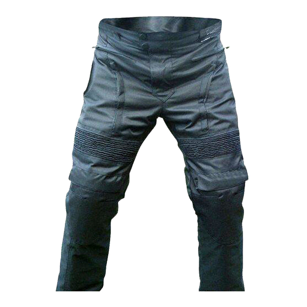 Motorcycle Ultra Waterproof Cordura Motorbike Trousers Black