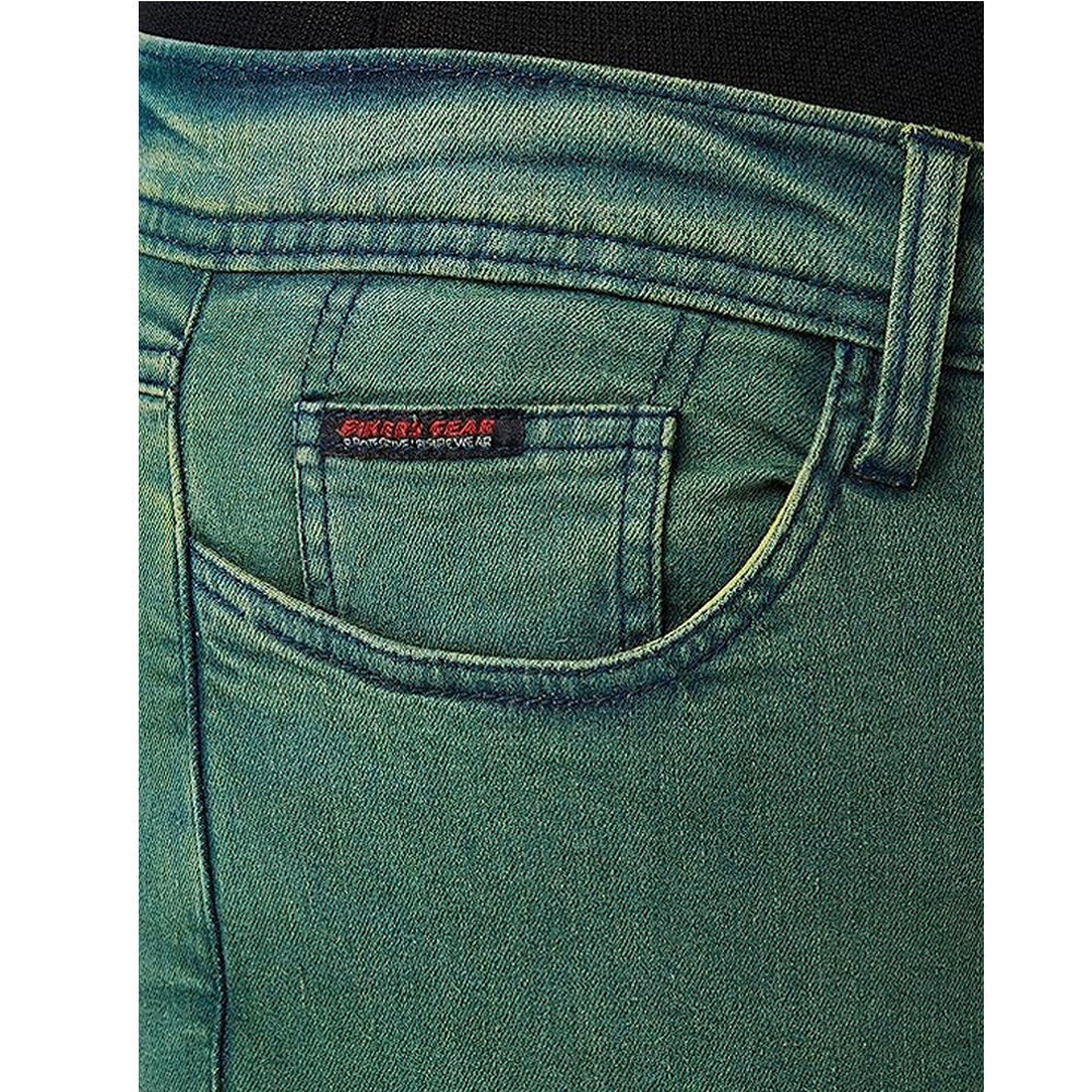 New Ladies Stretch Kevlar Lined Protective Motorcycle Jeans with Removable CE 1621-1 Armour