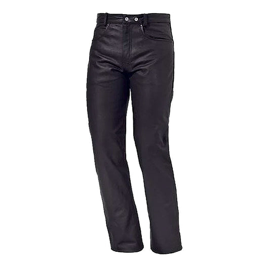 Pantaloni in pelle da motociclista Hobart da uomo