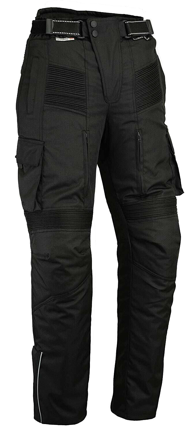 Motorcycle Speed Trousers Cordura Waterproof Pants Black