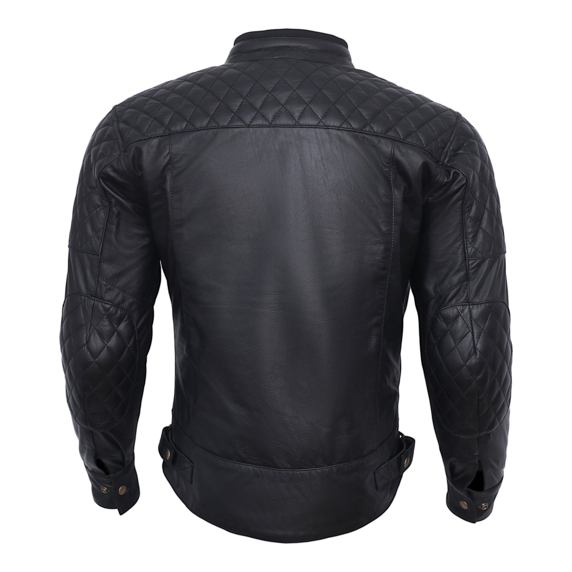Motorcycle Limited Baron Diamond Premium Quality Soft Analine Leather Jacket CE Removable Armour